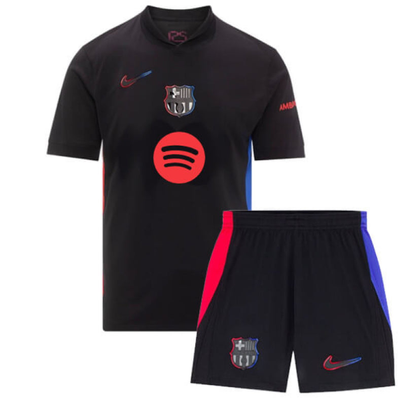 BARCELONA BLACK KIT (WITH SHORTS) 24/25